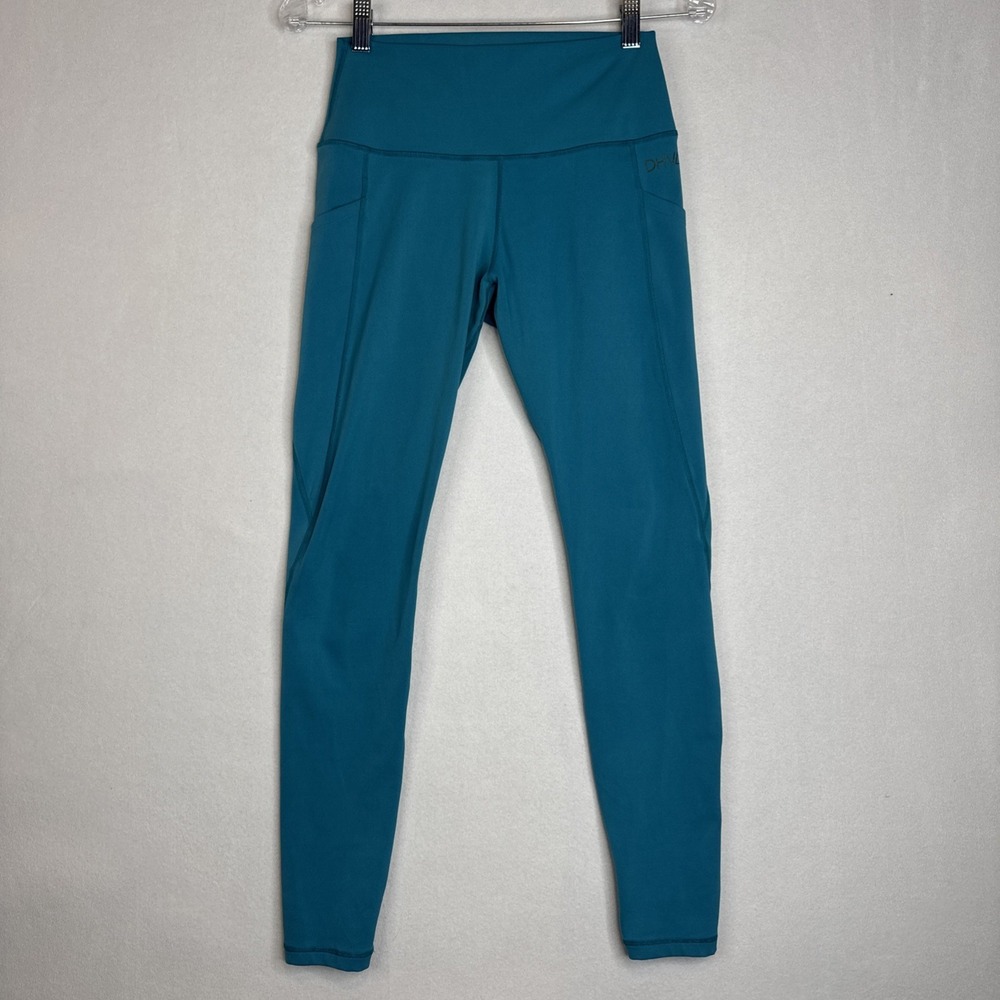 Dhvani Terra Teal Leggings M Compression Sustainable Activewear